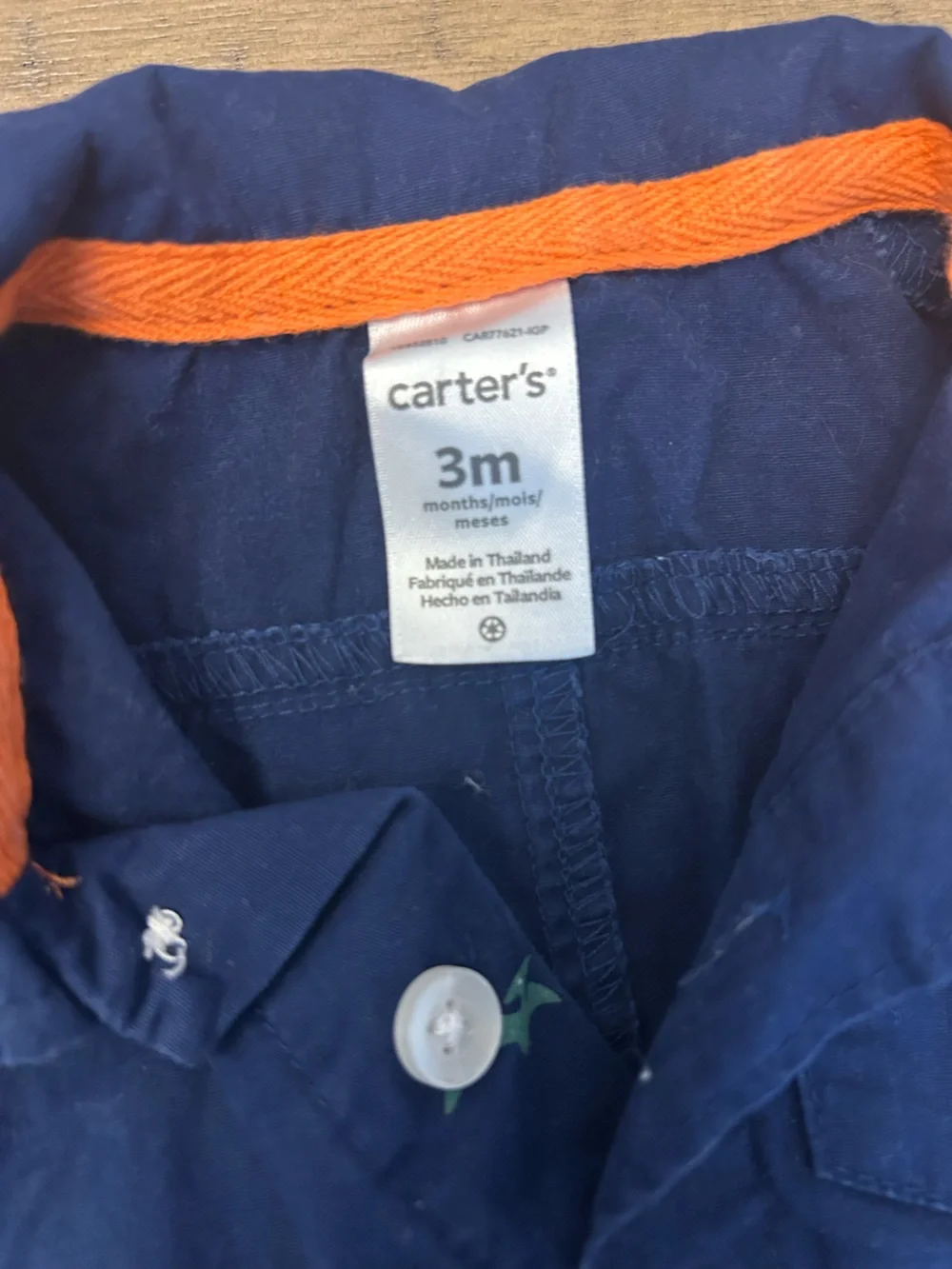 0-3M Baby Boy Bundle of collared rompers